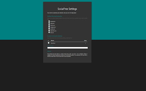 SocialFree  from Chrome web store to be run with OffiDocs Chromium online