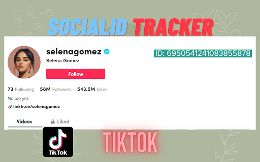 SocialID Trakcer  from Chrome web store to be run with OffiDocs Chromium online