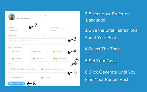 Social Magic Supercharge Your LinkedIn  from Chrome web store to be run with OffiDocs Chromium online
