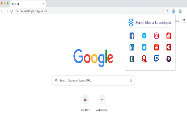 Social Media Launchpad mula sa Chrome web store na tatakbo sa OffiDocs Chromium online