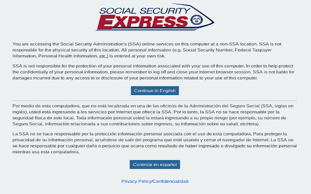 Social Security Express  from Chrome web store to be run with OffiDocs Chromium online