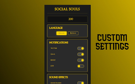 Social Souls from Chrome web store to be run with OffiDocs Chromium online Social Souls from Chrome web store to be run with OffiDocs Chromium online