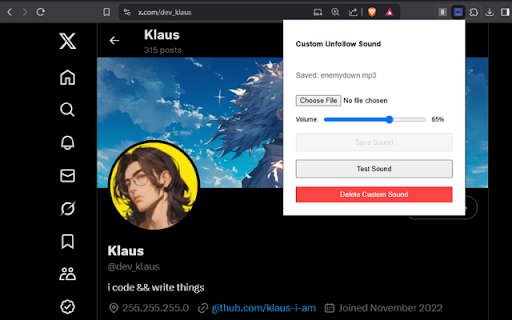 Social Sounds  from Chrome web store to be run with OffiDocs Chromium online