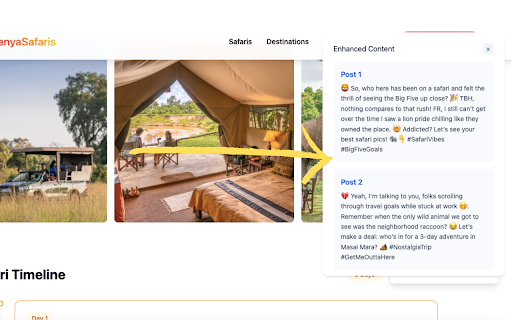Social Viking  from Chrome web store to be run with OffiDocs Chromium online
