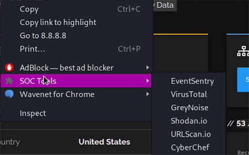 SOC Tools  from Chrome web store to be run with OffiDocs Chromium online