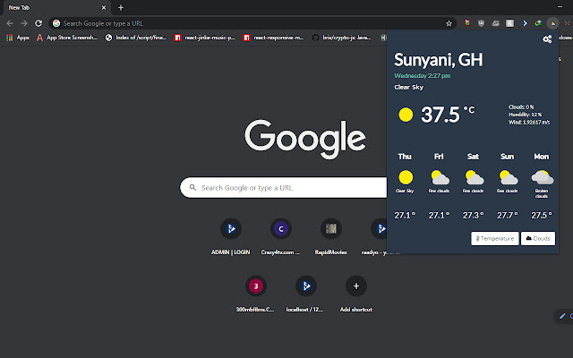 Soft Weather  from Chrome web store to be run with OffiDocs Chromium online