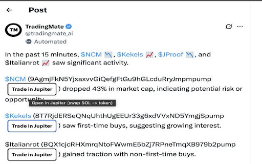 Solana Jupiter Address Detector  from Chrome web store to be run with OffiDocs Chromium online
