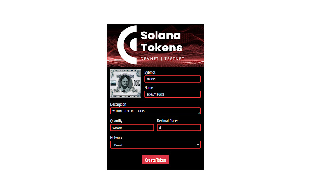 Solana Tokens  from Chrome web store to be run with OffiDocs Chromium online