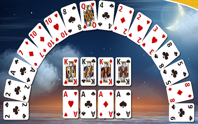 Solitario Crescent  from Chrome web store to be run with OffiDocs Chromium online