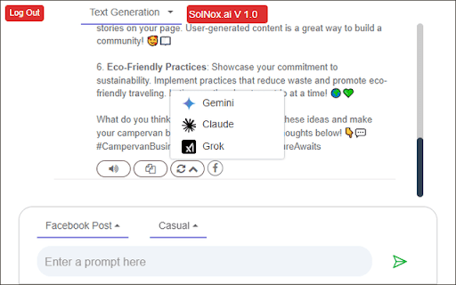 SolNox AI  from Chrome web store to be run with OffiDocs Chromium online