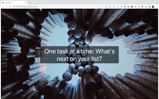 SoloTasker  from Chrome web store to be run with OffiDocs Chromium online