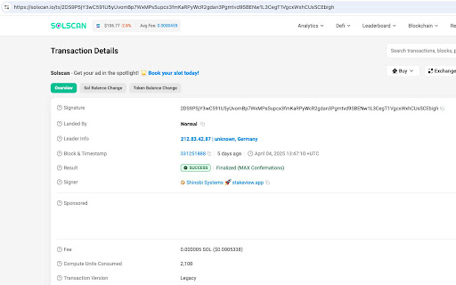 Solscan Jito Bundle Detector from Chrome web store to be run with OffiDocs Chromium online Solscan Jito Bundle Detector from Chrome web store to be run with OffiDocs Chromium online