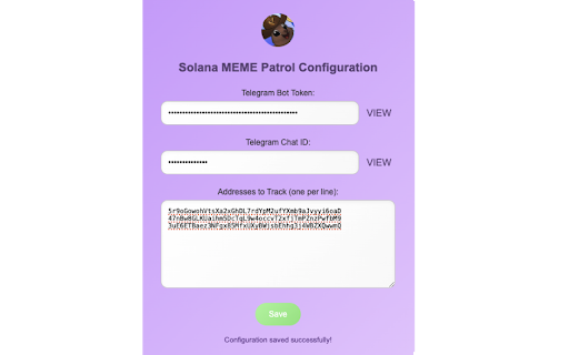 Solscan MEME Patrol  from Chrome web store to be run with OffiDocs Chromium online