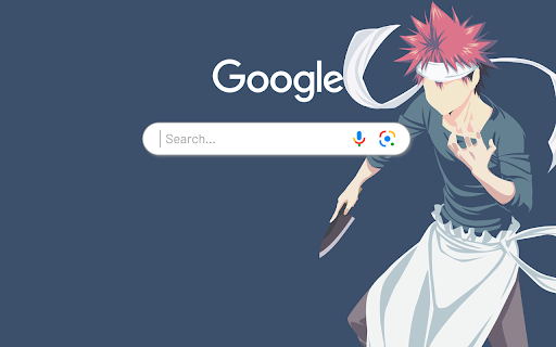Soma Yukihira Food Wars Anime Minimalist Anime Theme  from Chrome web store to be run with OffiDocs Chromium online