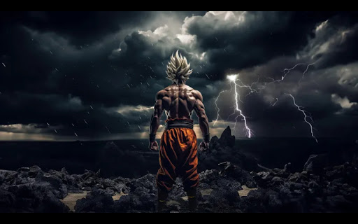 Son Goku Wallpaper 12K for PC  from Chrome web store to be run with OffiDocs Chromium online