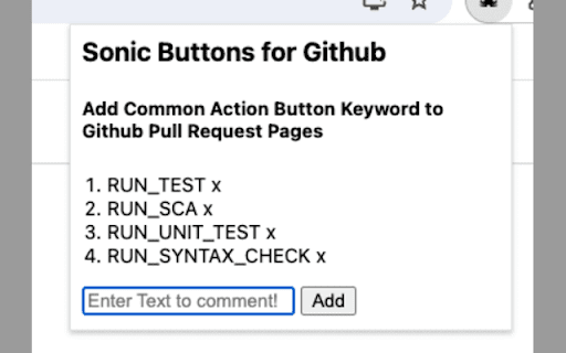 Sonic Buttons  from Chrome web store to be run with OffiDocs Chromium online