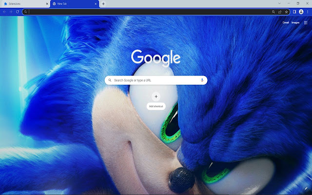 Sonic The Hedgehog 2 Browser Theme  from Chrome web store to be run with OffiDocs Chromium online