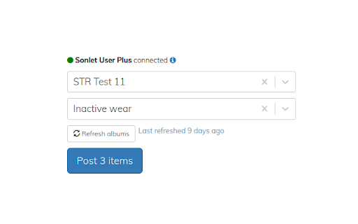 Sonlet User Plus  from Chrome web store to be run with OffiDocs Chromium online