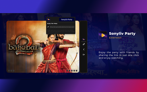 SonyLiv Party  from Chrome web store to be run with OffiDocs Chromium online