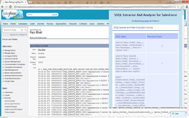 SOQL Extractor and Analyzer for SalesForce  from Chrome web store to be run with OffiDocs Chromium online