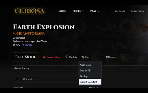 Sorcery X Points Viewer  from Chrome web store to be run with OffiDocs Chromium online