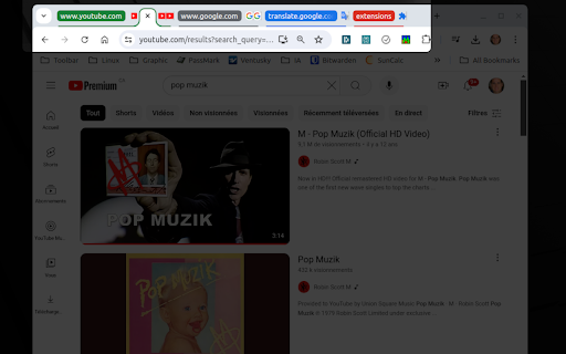 SortTabs  from Chrome web store to be run with OffiDocs Chromium online