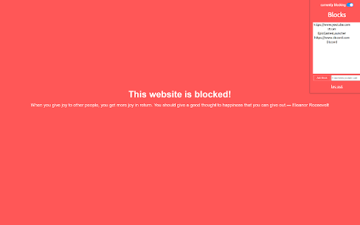 SOTA blocker  from Chrome web store to be run with OffiDocs Chromium online