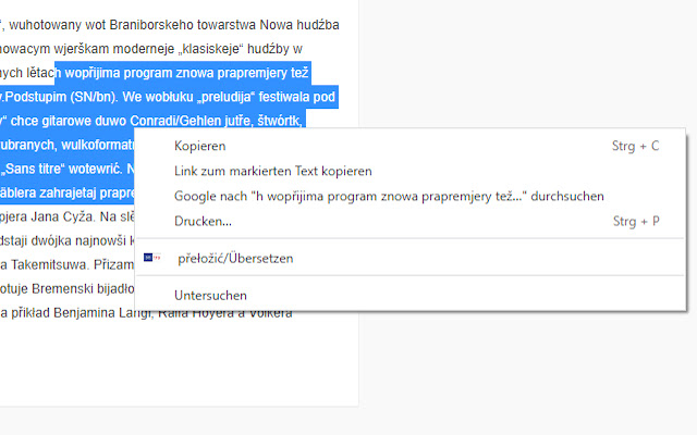 Sotra Sorbische Übersetzungserweiterung  from Chrome web store to be run with OffiDocs Chromium online