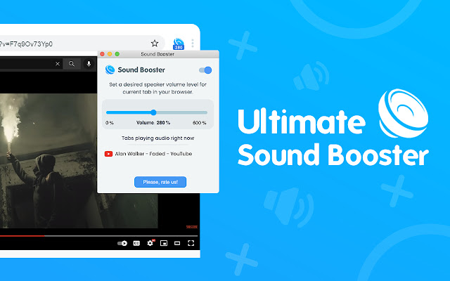 Sound Booster Ultimate  from Chrome web store to be run with OffiDocs Chromium online