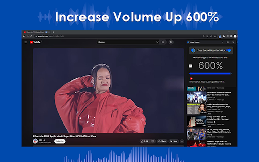 Sound Booster VMax | FREE Increase Volume Up  from Chrome web store to be run with OffiDocs Chromium online