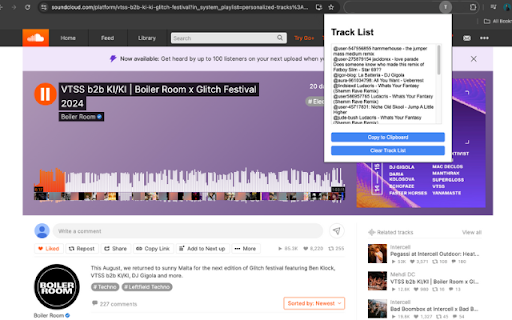 Soundcloud Comment Track IDs from Chrome web store to be run with OffiDocs Chromium online Soundcloud Comment Track IDs from Chrome web store to be run with OffiDocs Chromium online