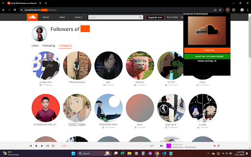 SoundCloud Growth Autopilot  from Chrome web store to be run with OffiDocs Chromium online