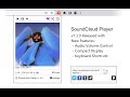 SoundCloud Player  from Chrome web store to be run with OffiDocs Chromium online