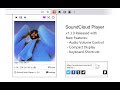 SoundCloud Player de Chrome web store se ejecutará con OffiDocs Chromium en línea