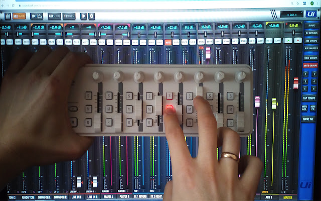 Soundcraft UI Midi Control מחנות האינטרנט של Chrome להפעלה עם OffiDocs Chromium באינטרנט