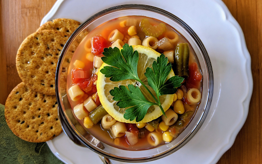 Soup and cake  from Chrome web store to be run with OffiDocs Chromium online