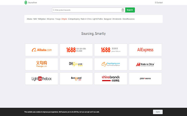 Sourcefrom Product Image Search  from Chrome web store to be run with OffiDocs Chromium online