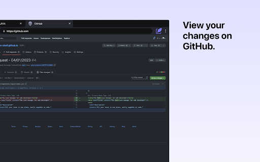 Source Patch  from Chrome web store to be run with OffiDocs Chromium online