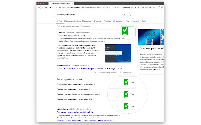 Sources de Confiance  from Chrome web store to be run with OffiDocs Chromium online