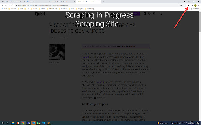 SourceSpy Scraper  from Chrome web store to be run with OffiDocs Chromium online
