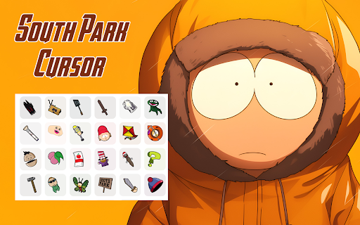 South Park Cursor Custom Cartoon Cursor for Chrome  from Chrome web store to be run with OffiDocs Chromium online