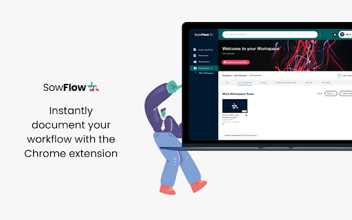 SowFlow  from Chrome web store to be run with OffiDocs Chromium online