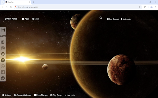 Space Galaxy Wallpaper  from Chrome web store to be run with OffiDocs Chromium online