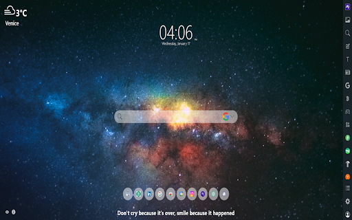 Space MeaVana  from Chrome web store to be run with OffiDocs Chromium online