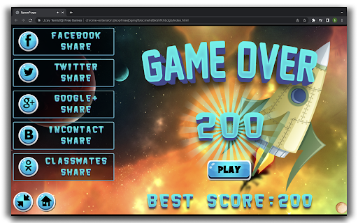 Space Purge HTML5 Game  from Chrome web store to be run with OffiDocs Chromium online