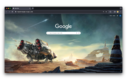 Spaceship in Starfield  from Chrome web store to be run with OffiDocs Chromium online