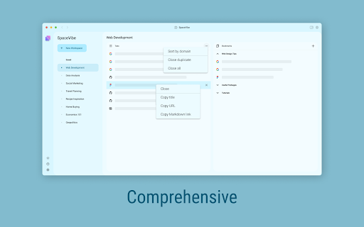 SpaceVibe  from Chrome web store to be run with OffiDocs Chromium online