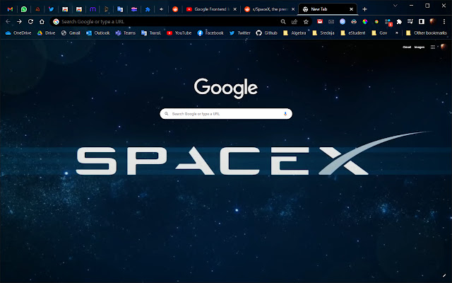 SpaceX Theme  from Chrome web store to be run with OffiDocs Chromium online