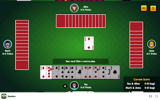 Spades Game Team up and bid your way to victory!  from Chrome web store to be run with OffiDocs Chromium online