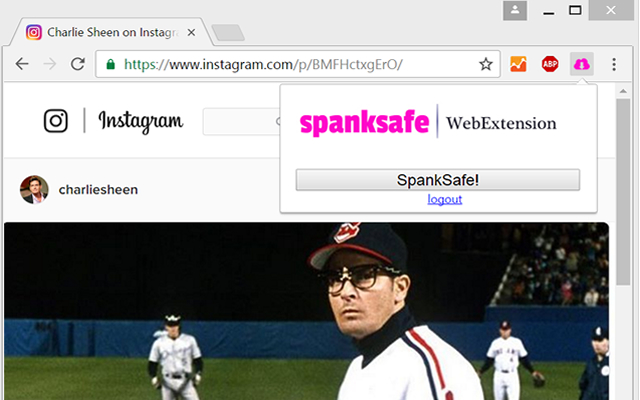SpankSafe  from Chrome web store to be run with OffiDocs Chromium online